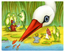 TrudePi Westpfeil, Eine herbstliche Weihnachtsgeschichte, Herr Blaubeert, Herr Eichel und Frau Pilz finden eine Mitfluggelegenheit